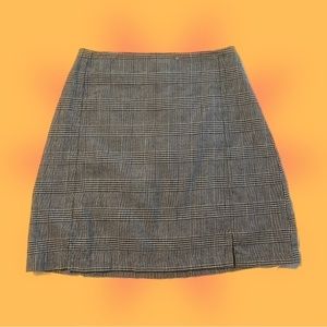 Brandy gingham/plaid mini skirt!!